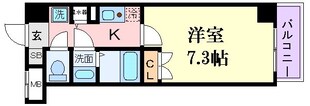 ファーストワン江坂の物件間取画像